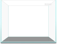 15 Gallon Rimless Aquarium, Ultra Clear Glass Low Iron Rectangular Fish Tank L19.6×W13×H13.8 Inches Thickness 6mm with EVA Foam Mat Included