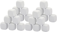 QIDIWIN 12 blank white EVA foam dice for kids to paint and decorate - view 3