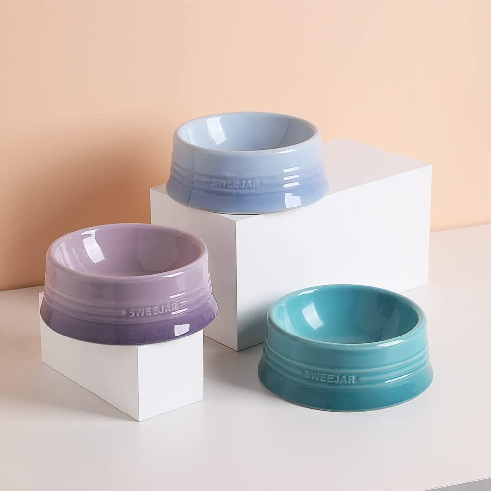Sweejar Gradient Dog Bowl - Medium (18oz) / Gradient Purple - image 4