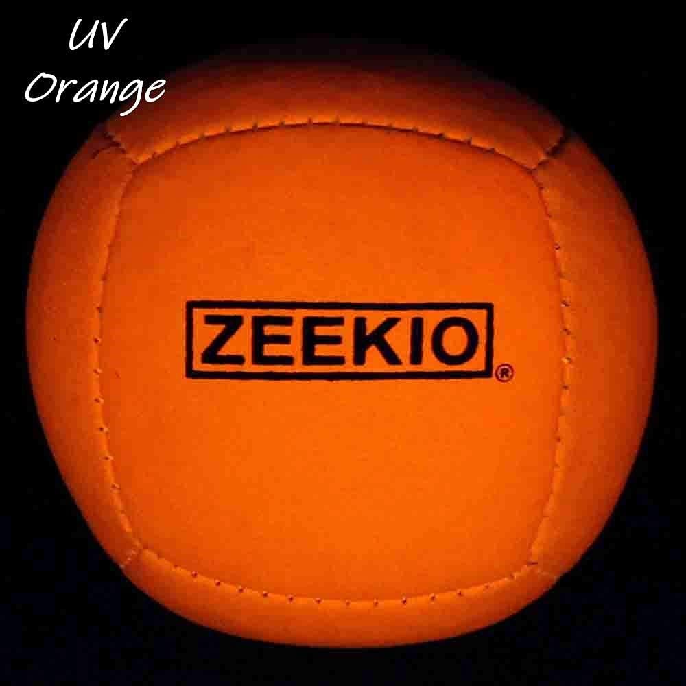 Zeekio Lunar set of 3 UV reactive six-panel juggling balls - view 19