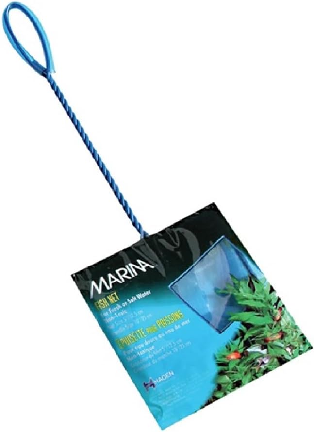 Marina Blue Fine Nylon Net with Handle - Medium - 5"