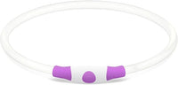 Light up Dog Collar, BSEEN USB Rechargeable Flash Dog Necklace Light, Pet Safety Collar Makes Your Beloved Dogs Be Seen at Night for Small Medium Large Dogs(Purple)