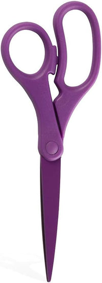 JAM PAPER Multi-Purpose Precision Scissors - Standard (8 Inch) / Purple