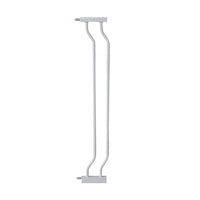 ALLAIBB Extra Wide Pressure Mounted Baby Gate Walk Through Child Kids Safety Toddler Tension White Long Large Pet Dog Gates with Extension for doorways Kitchen and Living Room (4.72"/12cm)