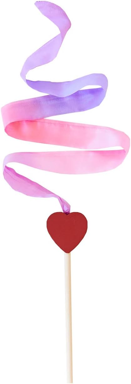 Sarah's Silks Mini Rainbow Streamer, Long Ribbon Wand for Kids - Blossom