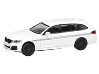 BMW Alpina B5 Touring White 1/87 (HO) Plastic Model Car by Herpa