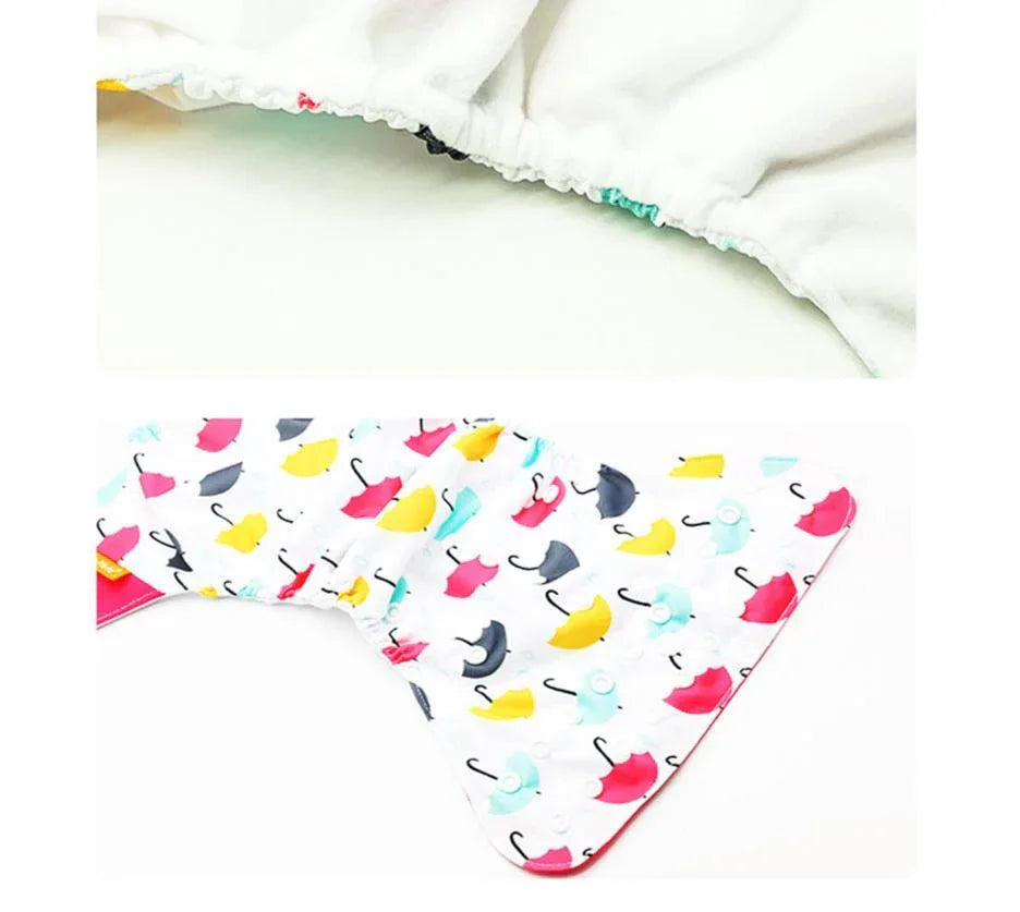 4PCS/SET Washable Eco-friendly Diaper Ecological Adjustable Nappy Reusable Cloth Diapers Set For Baby and Kids - BIG FRENCHIES