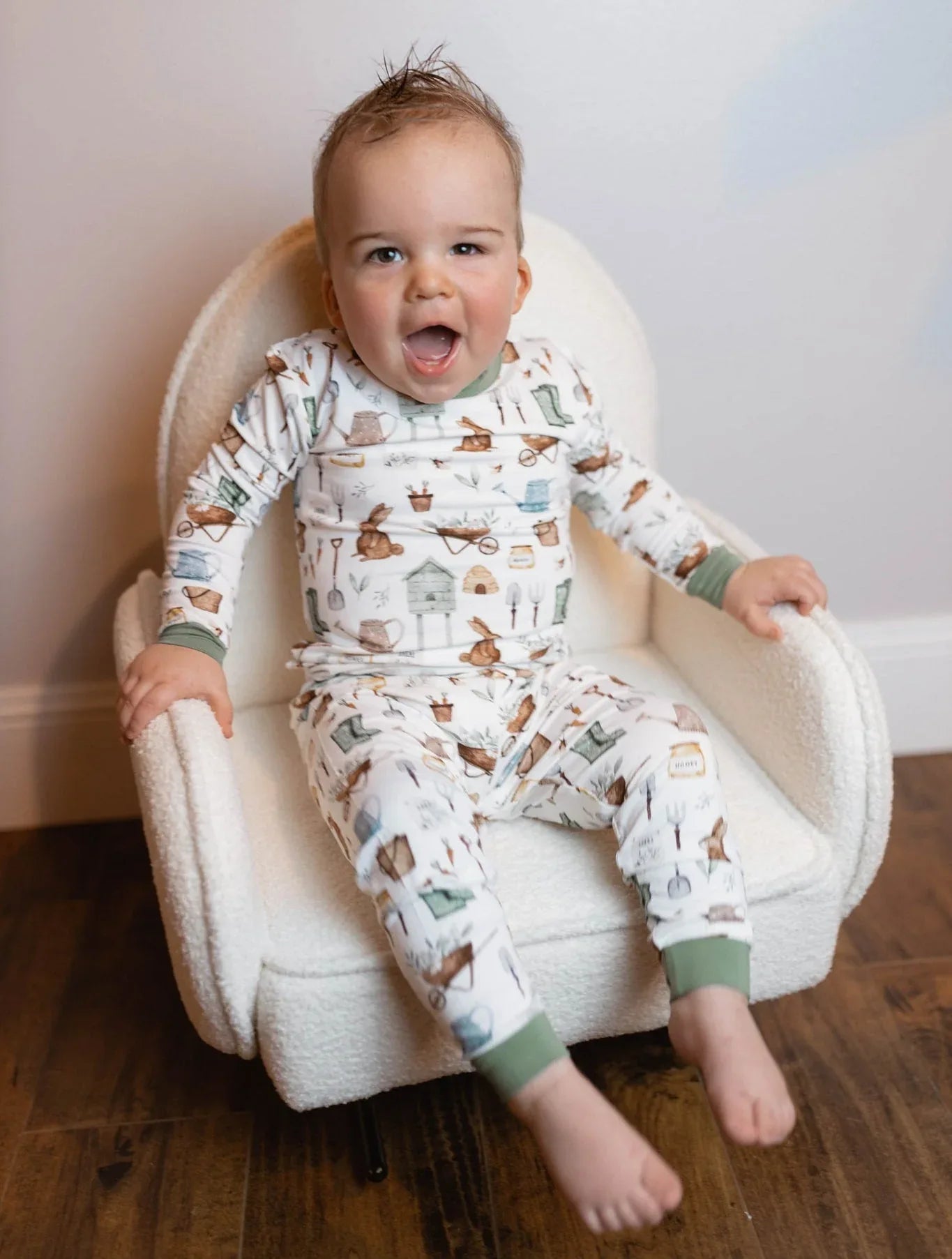 Cottontail Garden 2pc Bamboo Pajamas - BIG FRENCHIES