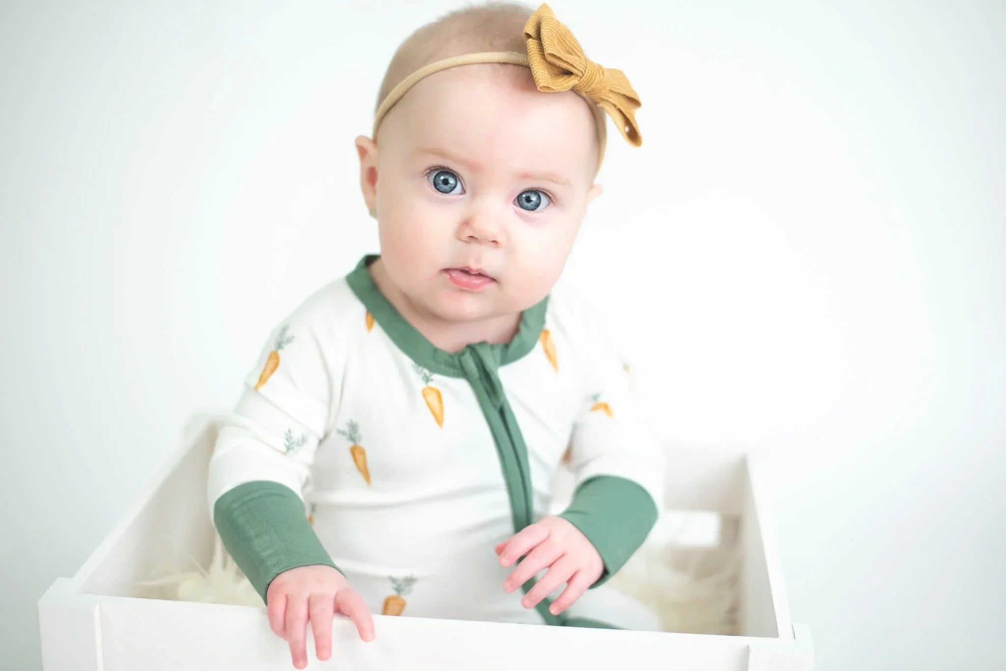 Keep Calm and Carrot On Bamboo Zippy Romper - BIG FRENCHIES