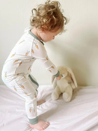 Keep Calm and Carrot On Bamboo Zippy Romper - BIG FRENCHIES