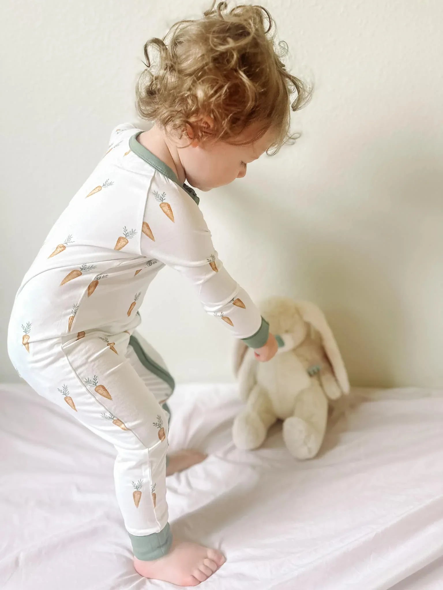 Keep Calm and Carrot On Bamboo Zippy Romper - BIG FRENCHIES