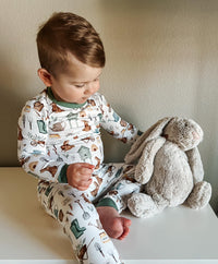 Cottontail Garden 2pc Bamboo Pajamas - BIG FRENCHIES