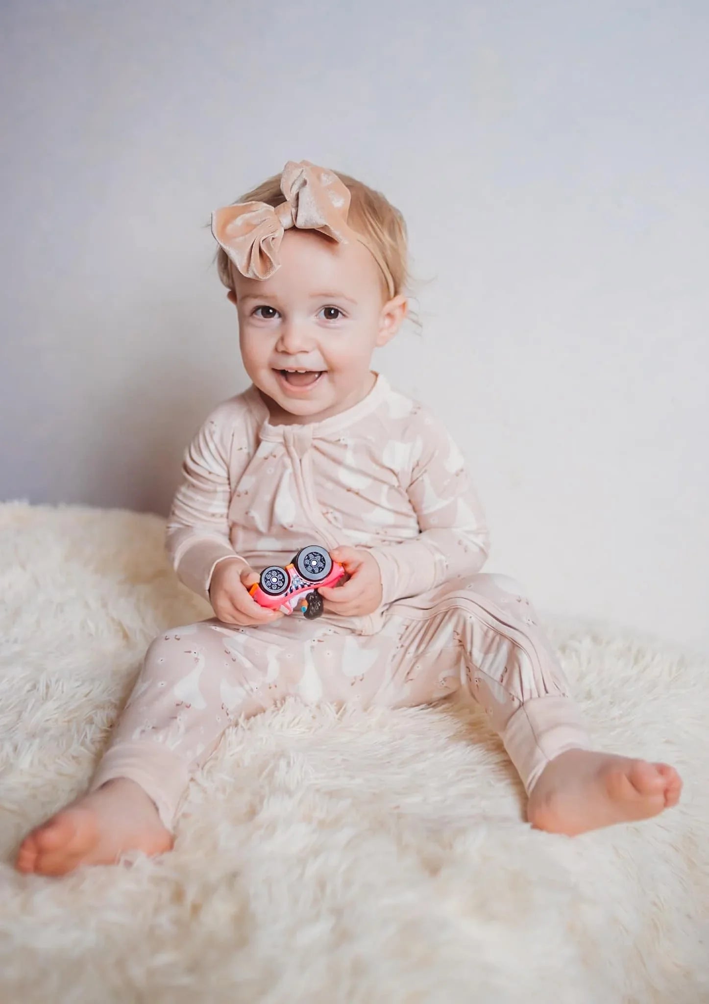 Silly Goose on the Loose Bamboo Zippy Romper - BIG FRENCHIES