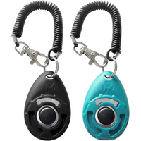 Dog Training Clicker With Sring Wrist And Keyring Pet Dog Training Clickers For Puppy, Cat