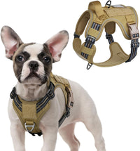 No Pull Tactical Dog Harness Molle Vest Adjustable Medium Large Dogs