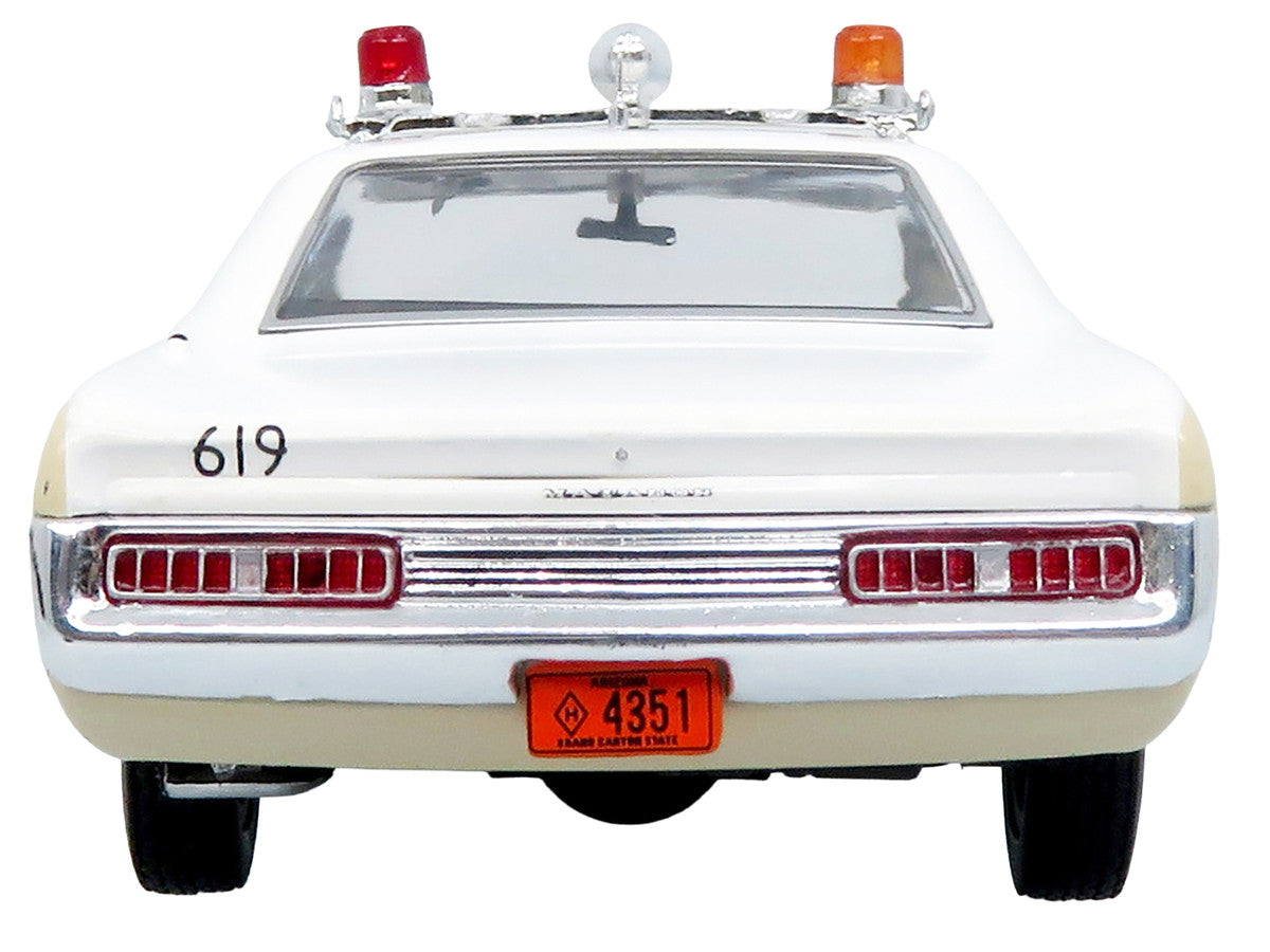 1972 AMC Matador Police Car "Phoenix Police Department" White and Beige 1/43 Diecast Model by Iconic Replicas