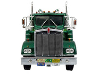 1976 Kenworth W900A Tractor with Dry Goods Trailer Green Metallic with Light Green Graphics "Vintage Heavy Haul Truck Collection" 1/43 Diecast Model by Iconic Replicas