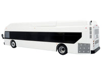 New Flyer Xcelsior Transit Bus Bank White "The Bus & Motorcoach Collection" Limited Edition to 504 Pieces Worldwide 1/43 Model by Iconic Replicas