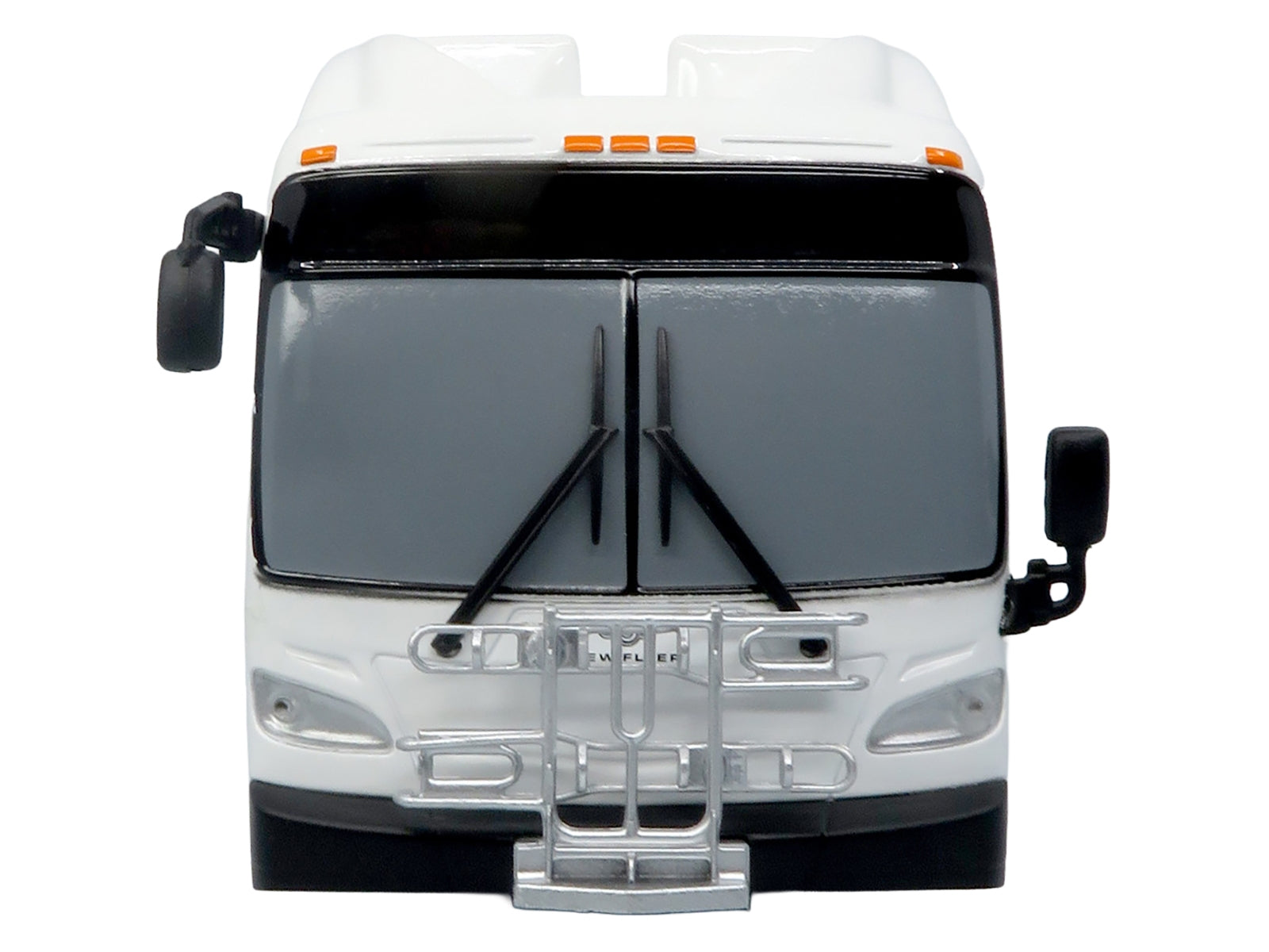 New Flyer Xcelsior Transit Bus Bank White "The Bus & Motorcoach Collection" Limited Edition to 504 Pieces Worldwide 1/43 Model by Iconic Replicas