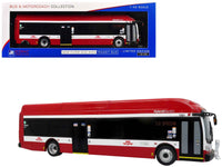 New Flyer Xcelsior Transit Bus Bank "TTC - Toronto Transit Commission" Red and White "The Bus & Motorcoach Collection" Limited Edition to 504 Pieces Worldwide 1/43 Model by Iconic Replicas