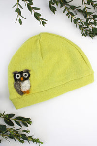 Owl Cashmere Hat - Baby - BIG FRENCHIES