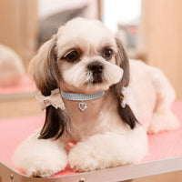 Crystal Cat Collar Elastic Pet Necklace - BIG FRENCHIES