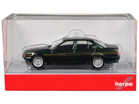 BMW Alpina B12 Green Metallic 1/87 (HO) Plastic Model Car by Herpa