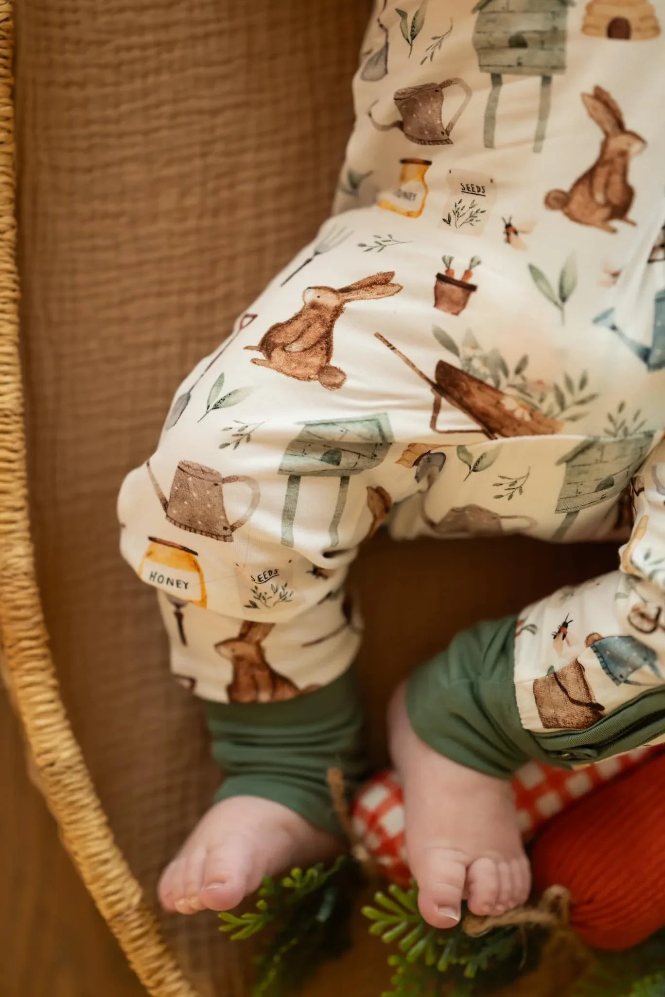 Cottontail Garden Bamboo Zippy Romper - BIG FRENCHIES