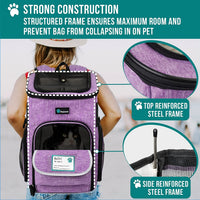 Dog and cats Backpack Carrier - BIG FRENCHIES