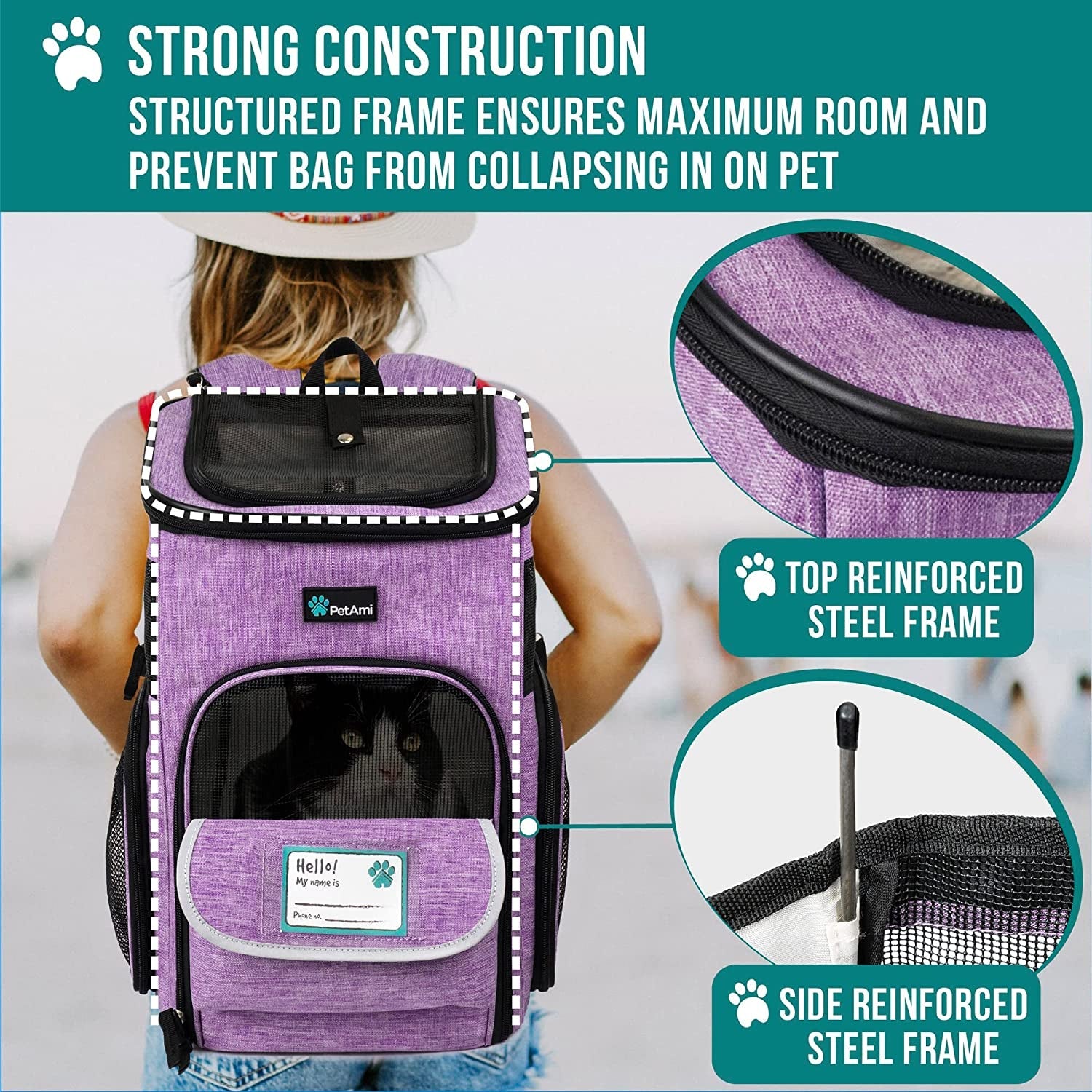 Dog and cats Backpack Carrier - BIG FRENCHIES