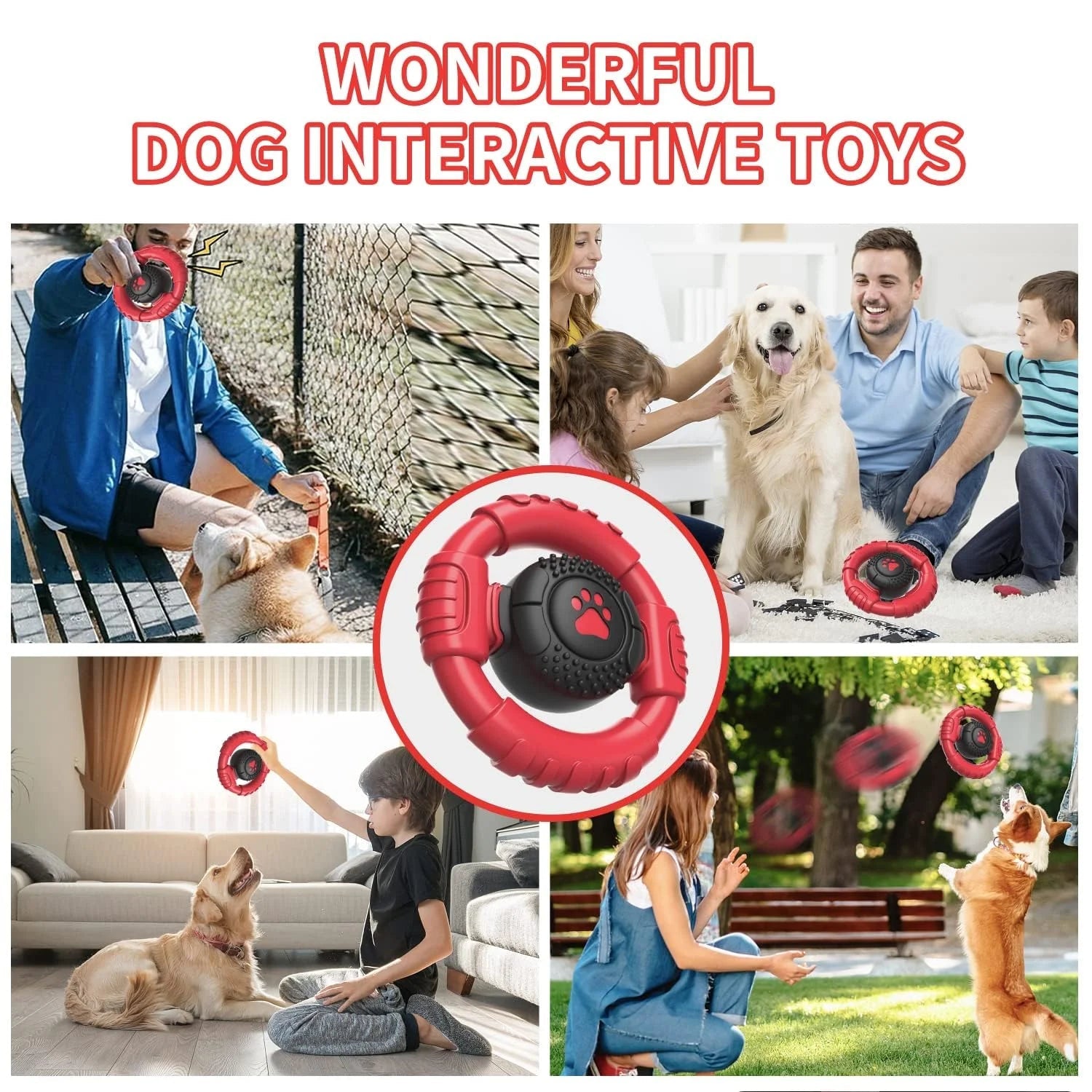 Extreme Tough Dog Chew Toys for Aggressive Chewers - BIG FRENCHIES