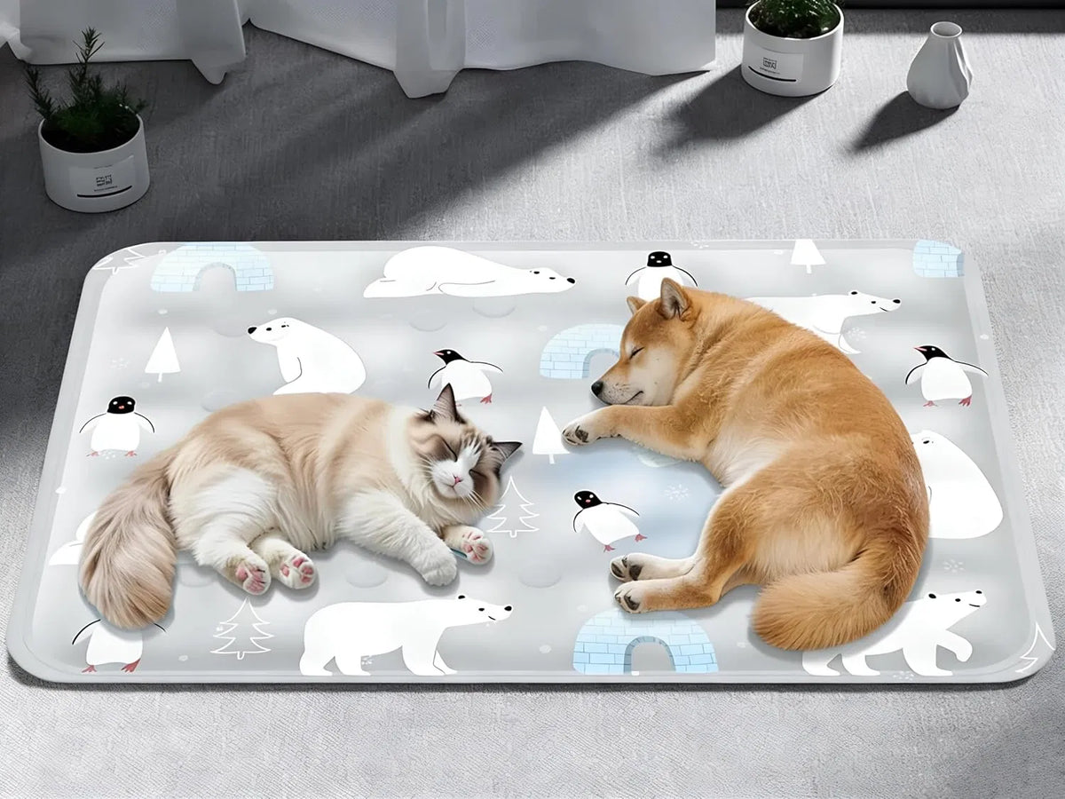 90*60 cm Dog Cooling Mat, 2026 New Summer Pet Mats, Portable Pet Cooling Pad for Travel, Washable Gel Coolings Mat for D