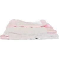 Luxury Satin Border Blanket - Pink - BIG FRENCHIES