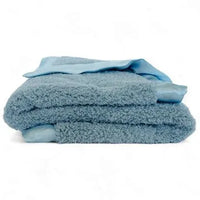 Classic Satin Border Blanket - Powder Blue - BIG FRENCHIES
