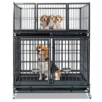 42" Stackable Dog Crate 43S+WHLP02