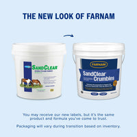Farnam SandClear Psyllium Crumbles for Horses Digestive Support Sand Colic Risk 10 lbs.