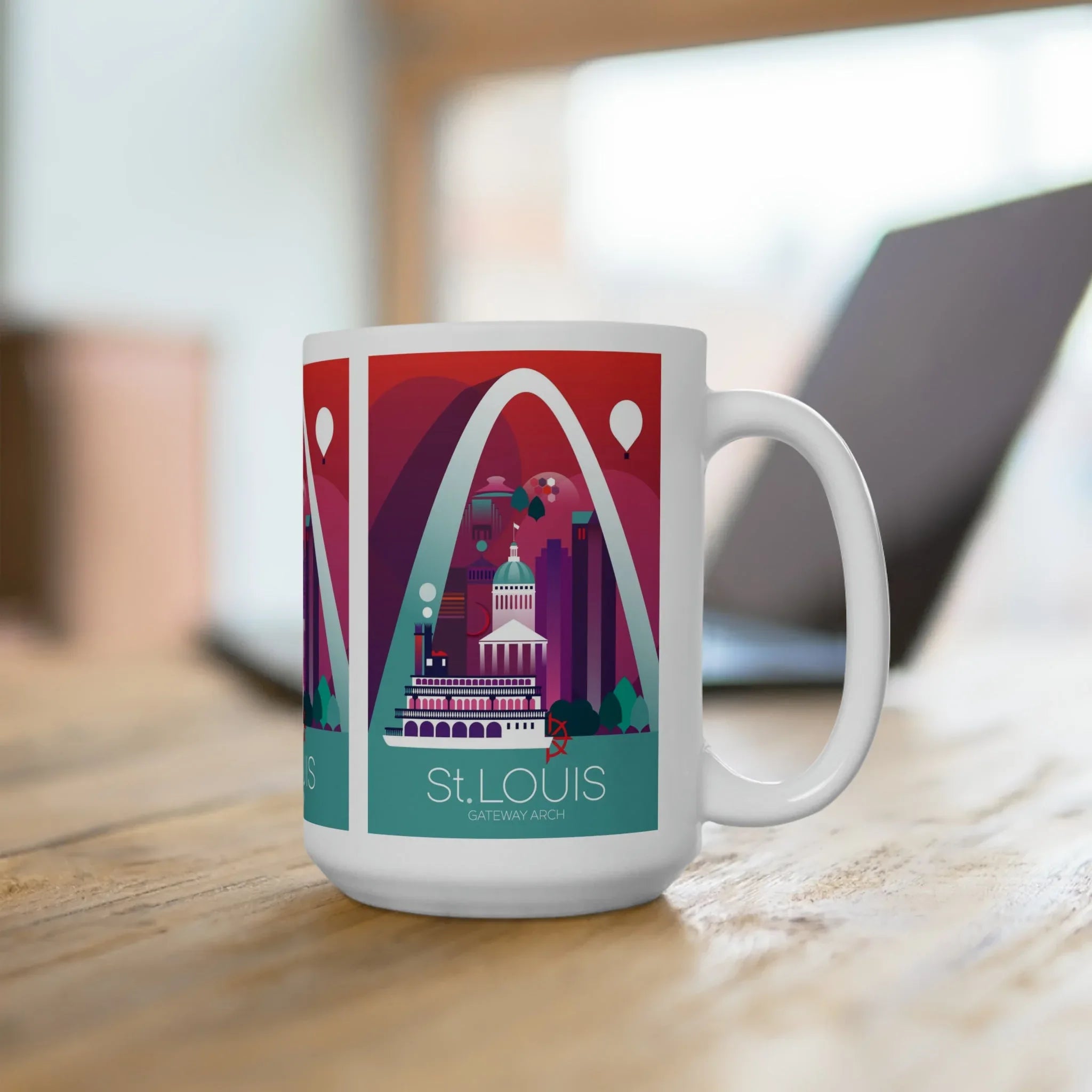 St Louis Ceramic Mug 11oz or 15oz - BIG FRENCHIES