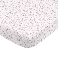 NoJo Super Soft Pink Unicorn Nursery Mini Crib Fitted Sheet - BIG FRENCHIES