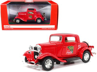 1932 Ford Coupe Red with Black Top 1/43 Diecast Model Car by Motor City Classics