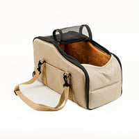 Portable pet bed for outings car travel safety seat center console car cushion car dog bed small dog ride artifact