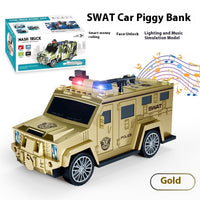 Cartoon Piggy Bank Smart Face Unlock