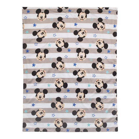 NoJo Disney Mickey Mouse Deluxe Reversible Baby Blanket - BIG FRENCHIES