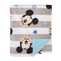 NoJo Disney Mickey Mouse Deluxe Reversible Baby Blanket - BIG FRENCHIES
