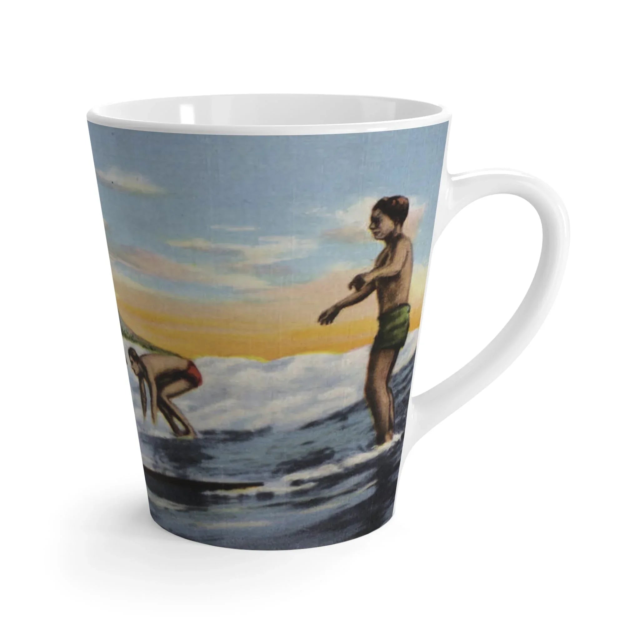 Vintage Surfers Latte Mug - BIG FRENCHIES