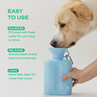 44oz Original Dog Travel Water Bottle - BIG FRENCHIES