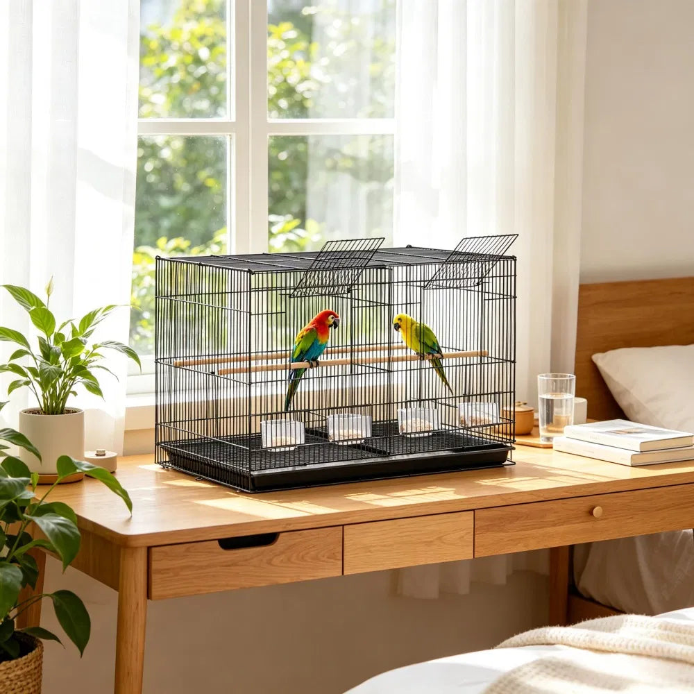Bird Cage with Easy to Clean 760 X 460 X 455 Mm
