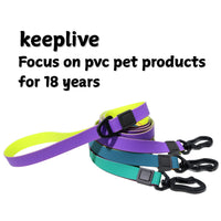 Honeycomb Embossed Dual-Color Pet Leash Set Is Stylish And Fashionable. The Embossed Surface Enhances The Leash's Grip, 