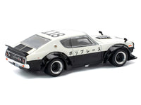 Skyline KPGC110 "Kenmeri" RHD (Right Hand Drive) "Japan National Police Agency Livery" Black and White 1/64 Diecast Model Car by Pop Race