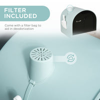 Fully Enclosed Cat Litter Box with Lid & Drawer Design, Covered Litter Box Anti-Leakage, Anti-Splashing, for Indoor Cats