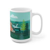 PORTLAND, OREGON 11 OZ OR 15 OZ CERAMIC MUG - BIG FRENCHIES